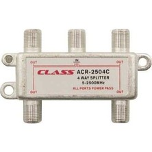 Class ACR-2504C 1 Giriş 4 Çıkış Kablo TV Uydu Anten Çoklayıcı 4'lü Splitter Yüksek Kalite
