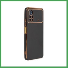 Liyanos Poco X4 Pro 5g Uyumlu Kılıf Volet Silikon - Siyah LYN00001