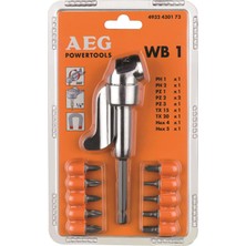 AEG WB1 Vidalama Köşe Adaptöru + 10 Parça Uç Seti - 4932430174