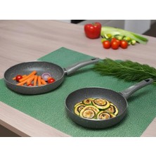Arc Home 18 Cm-20 cm 2 Li Set Tek Kulplu Granit Kaplama Tava