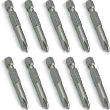Gfb Ph2 Yıldız Bits Uç 50 mm S2 Çeliğinden Üretilmiş 10 Adet Mıknatıs Uçlu