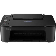 Bomii Pixma E3440 Renkli Inkjet Yazıcı, Fotokopi ve Tarama Makinesi, Wifi, Siyah, 435 x 327 x 145 mm