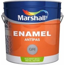 Bomii Enamel Antipas Metal Boyası, 3 Kg, Gri