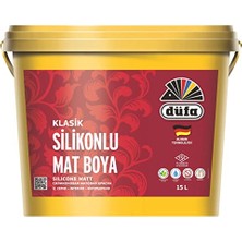 Bomii Düfa Iç Cephe Duvar Boyası Klasik Silikonlu Mat 15 Lt - Yeni Kartela Fildişi
