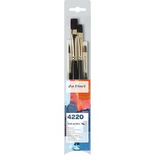Bomii Brushes Top Acryl Sentetik Akrilik ve Yağlı Boya Fırça Seti Seri 4220