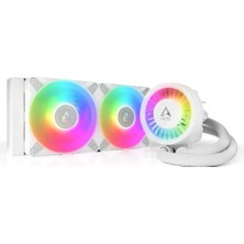 Bomii Liquid Freezer Iıı - 240 A-Rgb Intel/amd Uyumlu, 240MM Radyatörlü, 2X12CM P12 Pwm Fanlı, Sıvı Işlemci Soğutucu Beyaz (AR-ACFRE00150A)