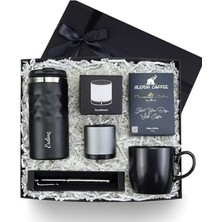 Bomii Termos & Hoparlör & Filtre Kahve & Kupa & Kalem Premium Hediye Seti