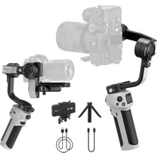 Bomii Cınepeer Weebıll 3e [resmi Bayi] Dslr ve Aynasız Kamera Için 3 Eksenli Gimbal Sabitleyici Canon/sony/panasonic/nikon, Uzatılabilir Sling Grip Yerel Dikey Çekim El Kamerası Gimbal
