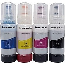 Trendexa Epson ile Uyumlu 103 Ecotank L3251 Uyumlu 4 Renk Ithal Muadil Mürekkep Seti