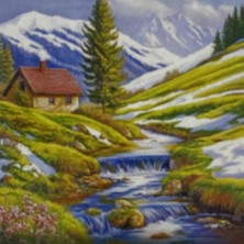 Trendexa 5d Yapışan Boncuk Mozaik Tablo 40 * 50 cm S4