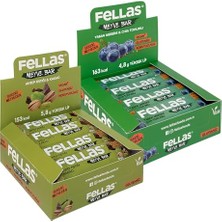 Trendexa Fellas Meyve Bar Lezzet Düeti: Antep Fıstıklı & Yaban Mersinli (12+12 Adet)