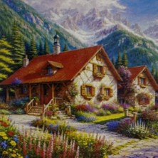 Trendexa 5d Yapışan Boncuk Mozaik Tablo 40 * 50 cm S17