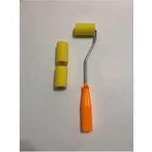 Trendexa 5cm Profesyonel Sünger Rulo Fırça Seti + 2 Yedek Uç Richruloset