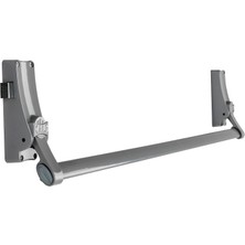 Kale Kilit Gümüş-Bronz Renkli Panik Bar Acil Çıkış Kapısı 1,5 mm Sac Malzeme ile Dayanıklı Yapı