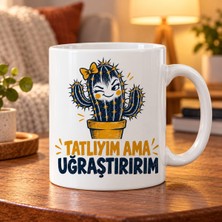 Ulu Pazarlama Tatlı Bela Tasarımlı Porselen Kupa - Model 982