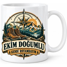 Gees Global Ekim Beyefendi Rotası Tasarımlı Porselen Kupa - Model 1257