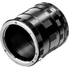 Canon Macro Uzatma Tüpü Extension Tube Dslr İçin Uyumlu Tüm Canon Modelleri ile Kullanım