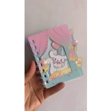 Syn Shop Kuromi Cinnamoroll My Melodi Melody Yaldız Kapaklı Çizgili Spiralli Not Defteri Okul Ofis Hediyelik