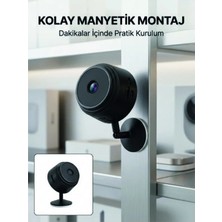 İlkyaz Fashion If Mini Wi-Fi Güvenlik Kamerası A9 Hd Görüntü Hareket Algılama ve Uzaktan Canlı Izleme