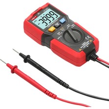Mey İthalat Uni-Trend Multimeter Clamp Meter UT125C: Mini Pocket Digital Multimeter Temperature Tester Resistor Capacitor Frequency Diode Ncv Test Low Voltage DISPLAY(UT125C)