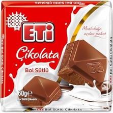 Mey İthalat Çikolata Bol Sütlü 60 G