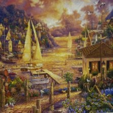 Mey İthalat 5d Yapışan Boncuk Mozaik Tablo 30 * 40 cm L17
