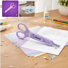 Syn Shop Kuromi Taşlı Süslü Makas ve Maket Bıçağı Falçata 2li Kullanım Ders Okul Ofis Ihtiyaçları Hediyelik
