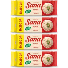 Sana Paket Margarin Klasik 6X250 gr x 4 Adet