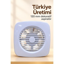 Sungur's Store 120 mm 16 W Beyaz Dekoratif Aspiratör