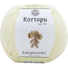 Defne Store Kartopu Amigurumi Oyuncak Punch Panç Örgü Ipi (K037 Krem)