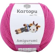 Defne Store Kartopu Amigurumi Oyuncak Punch Panç Örgü Ipi (K734 Fuşya)