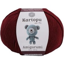 Defne Store Kartopu Amigurumi Oyuncak Punch Panç Örgü Ipi (K110 Bordo)