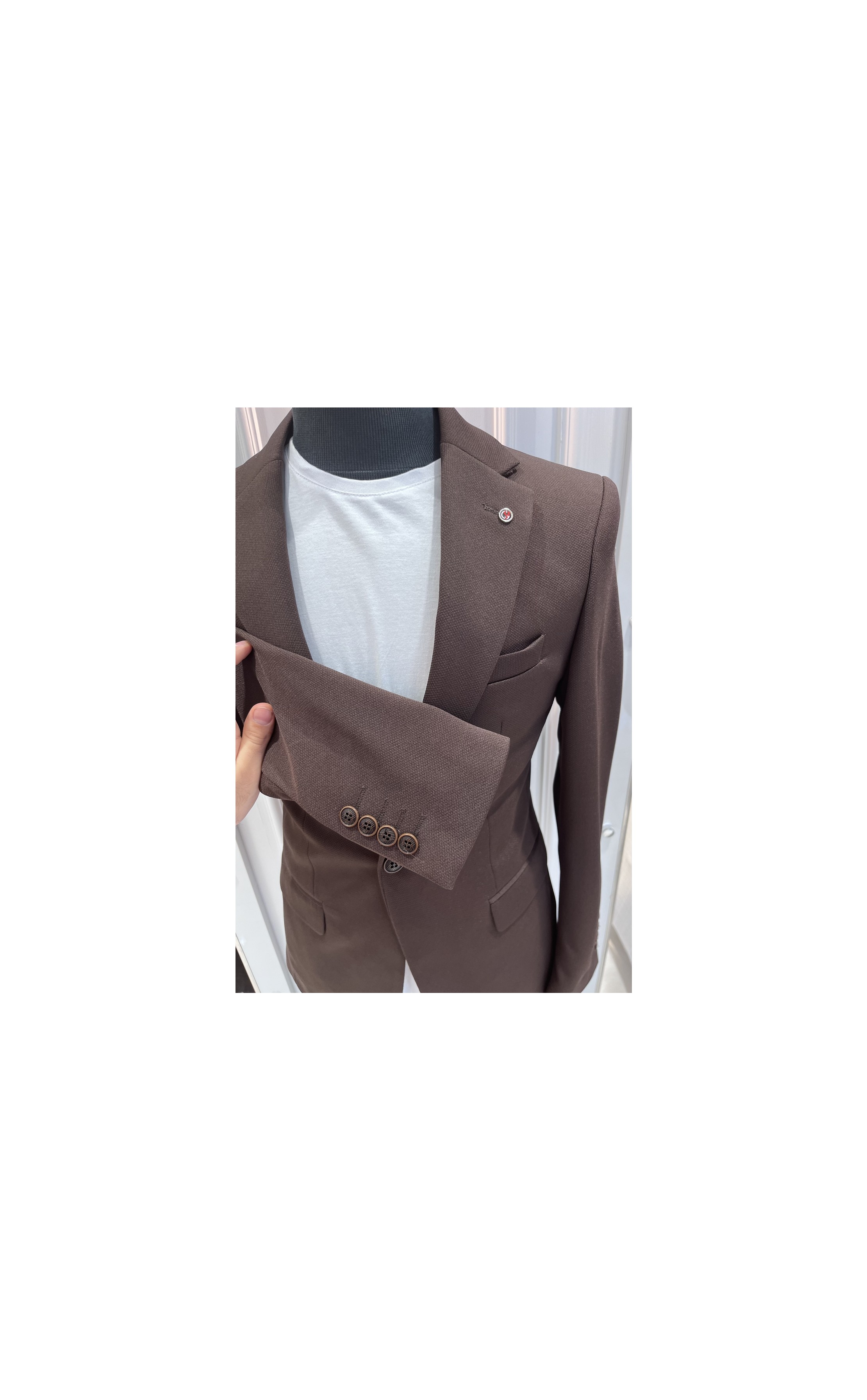 Sabri Zengin Erkek Slim Fit Blazer Ceket görsel 7