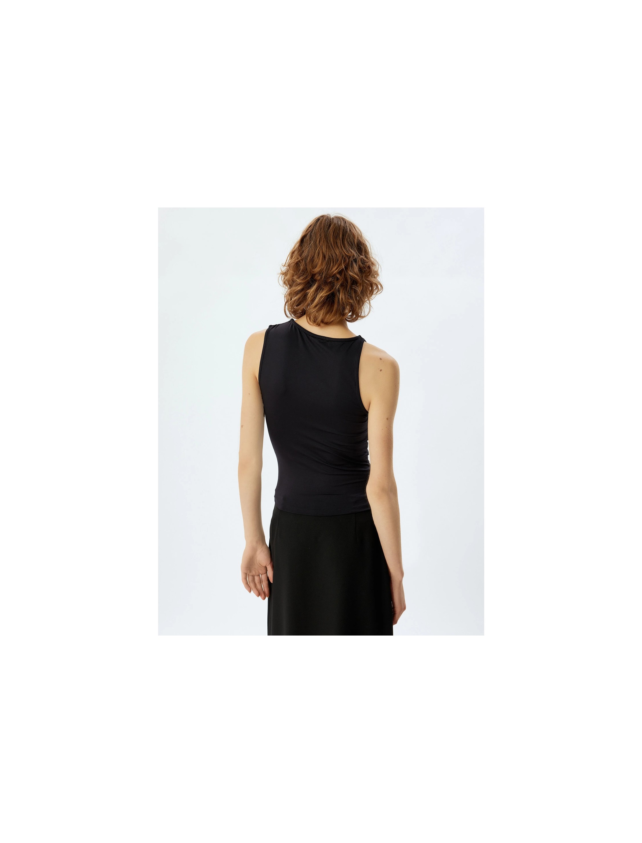 Koton Kolsuz Üst Drapeli Pencere Detaylı Slim Fit görsel 4