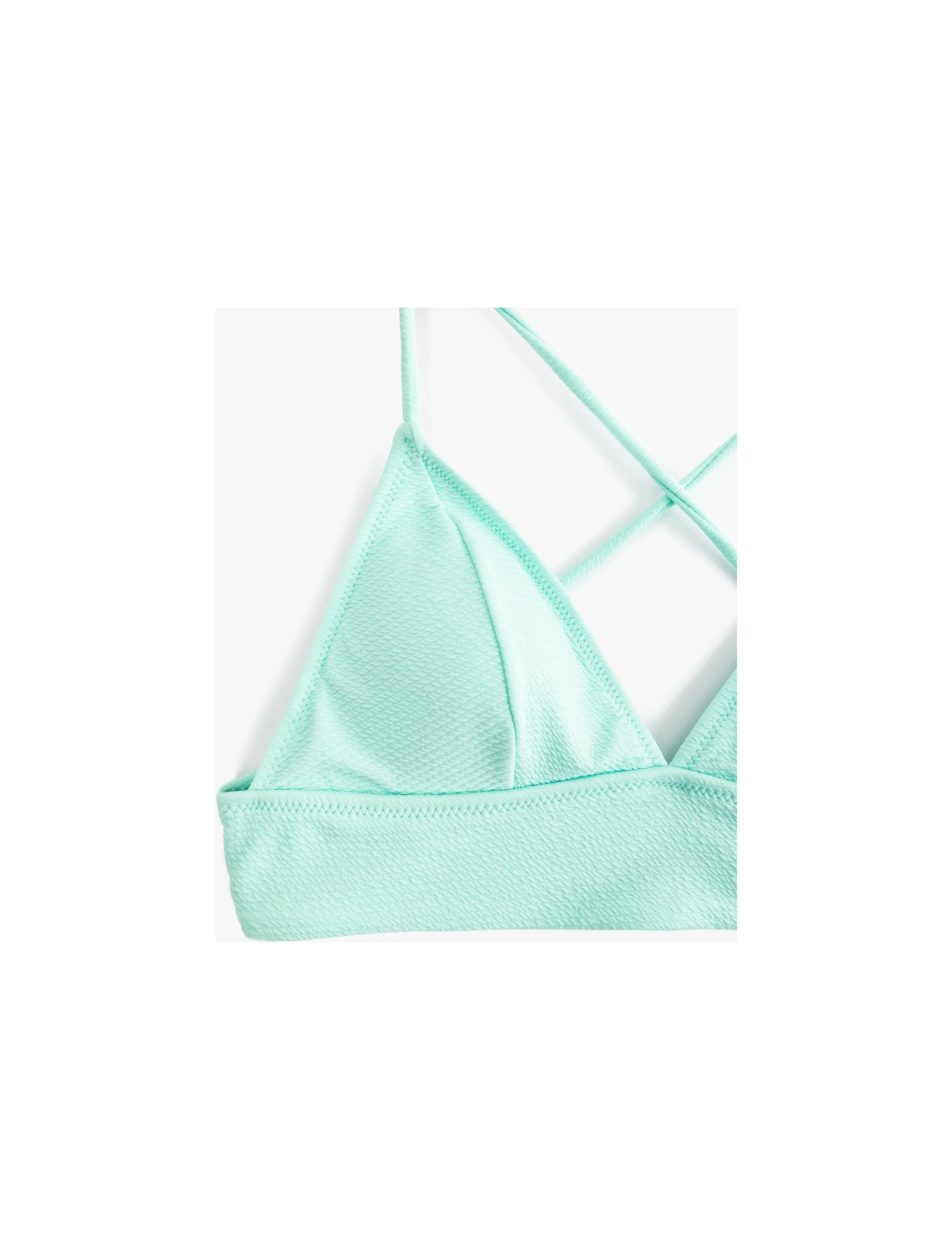 Koton Arkası Çapraz Askılı Bağlama Detaylı Bralet Bikini Üstü görsel 5