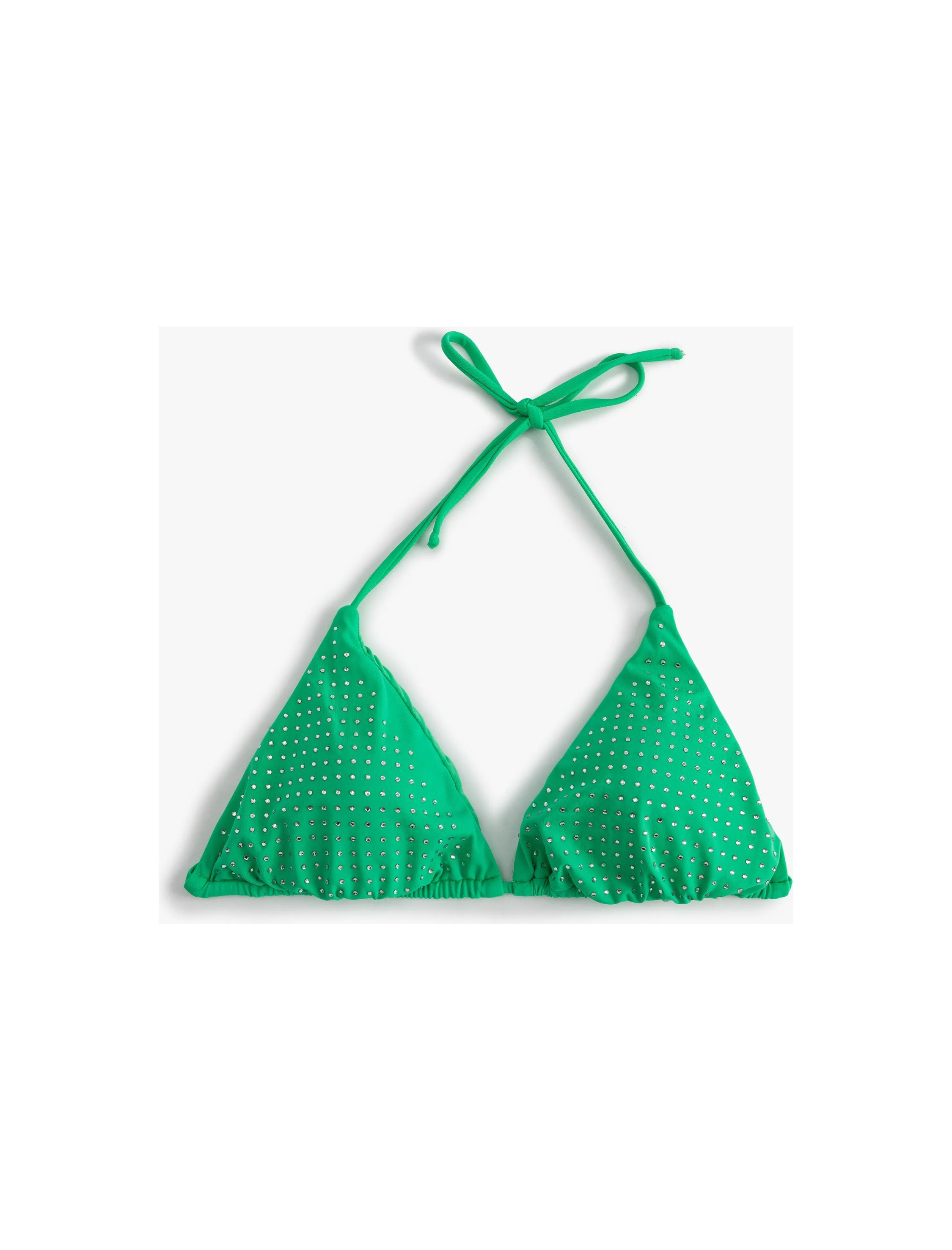 Koton Taşlı Üçgen Bikini Üstü