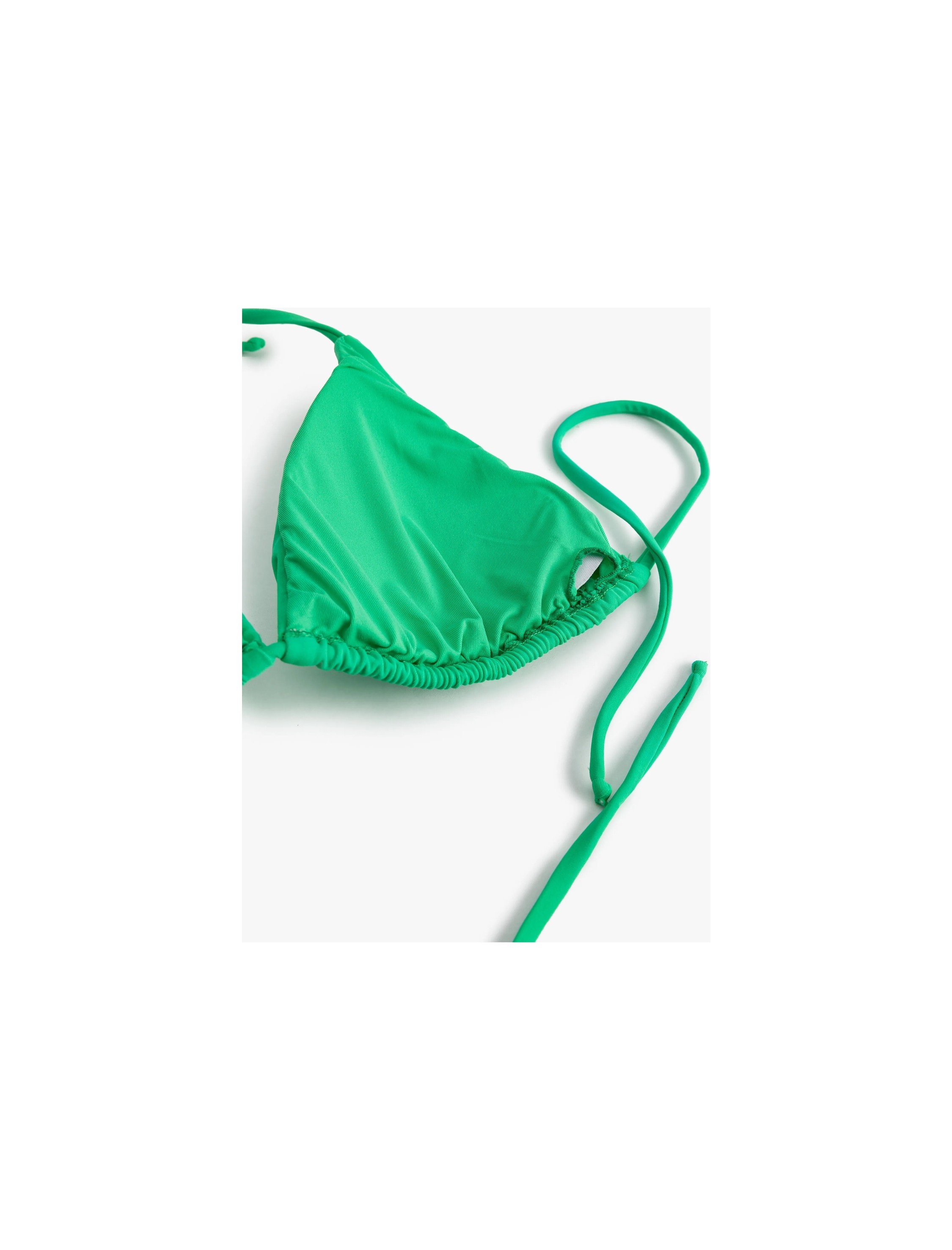 Koton Taşlı Üçgen Bikini Üstü görsel 3