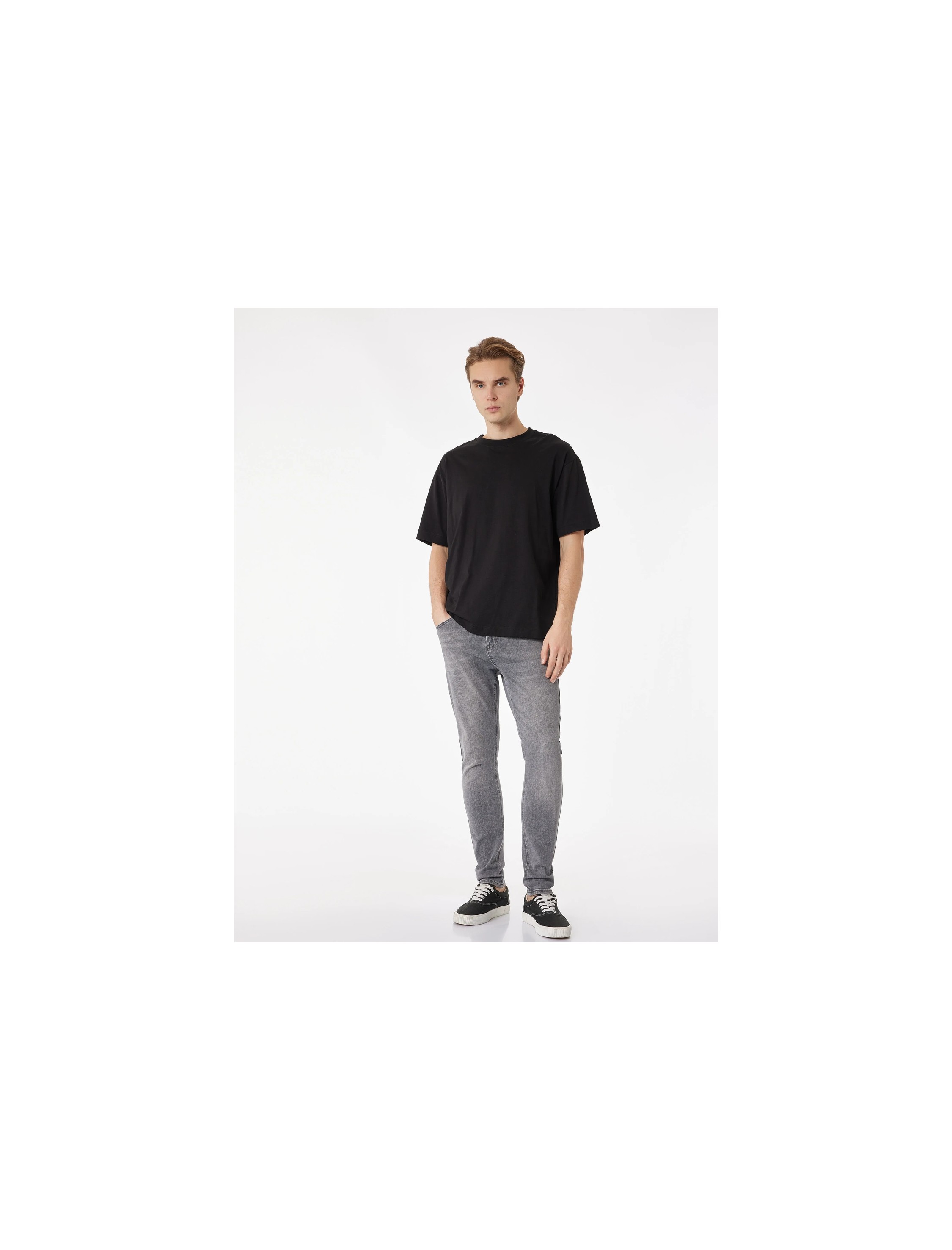 Koton Normal Bel Pamuklu Cepli Skinny Fit Jean Pantolon - Michael Jean