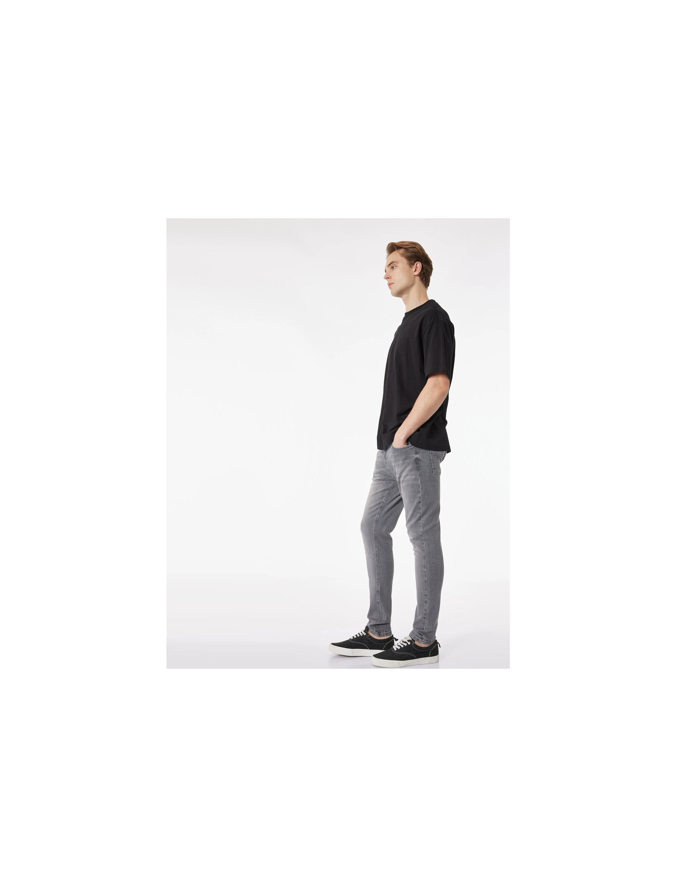 Koton Normal Bel Pamuklu Cepli Skinny Fit Jean Pantolon - Michael Jean görsel 2