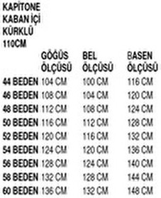 Moda Çiğdem Kapitone Içi Kürklü Kaban Mont 110CM Büyük Beden Ara Boy Kalıbı Dardır 1 Beden Büyük Tercih Edebilir görsel 2