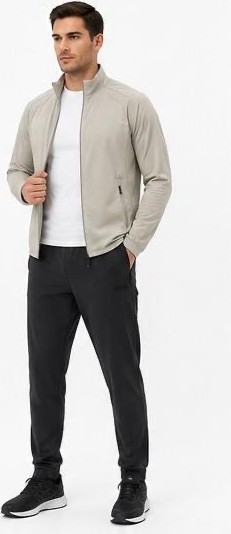 Boss Bej-Füme Regular Fit Eşofman Takımı görsel 4