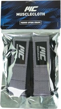 Esranın Dünyası Musclecloth Padded Lifting Straps Gri görsel 4