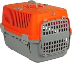 Esranın Dünyası Kedi Köpek Evcil Hayvan Taşıma Çantası Box Çok Fonksiyonlu (Turuncu, Orta)