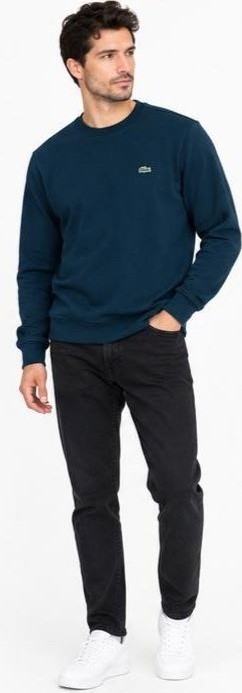 Lacoste Bisiklet Yaka Regular Fit Petrol görsel 5