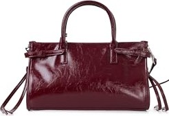 1001 Suni Deri Polyester, Koyu Kırmızı, 29X17X11 görsel 5