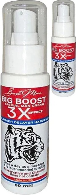 TeknoKapsül Süper Bigboost Cream 2 Adet 50 ml Erkeklere Özel 3xeffect