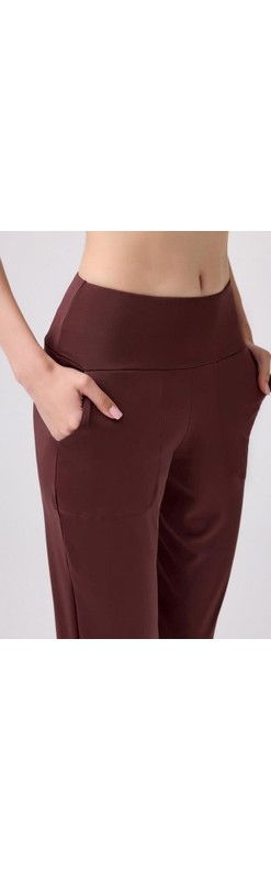 Cottonhill Füme Yüksek Bel Çift Cepli Kadın Jogger Eşofman Altı görsel 7
