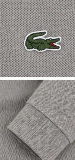 Lacoste Fermuar Yaka Bej Regular Fit Uzun Kol görsel 4