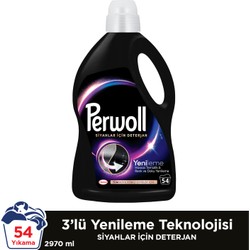 Perwoll Geliştirilmiş Siyah Sıvı Çamaşır Deterjanı  2970 ml