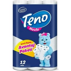 Teno Ultra Kağıt Havlu 12 Rulo Çift Katlı